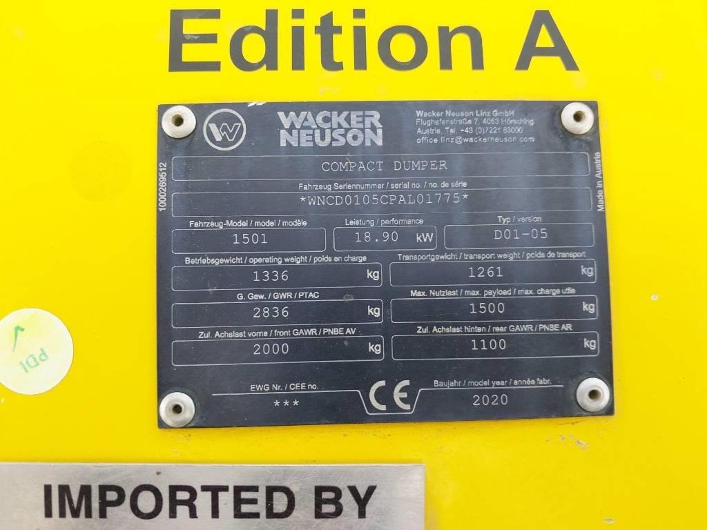 Wacker Neuson 1501 Hi-Tip Site dumpers