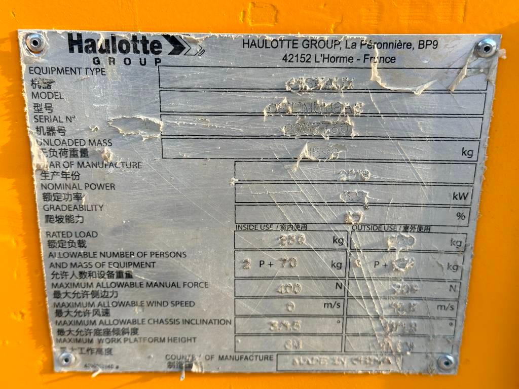 Haulotte OPTIMUM 8 Plataformas tijera