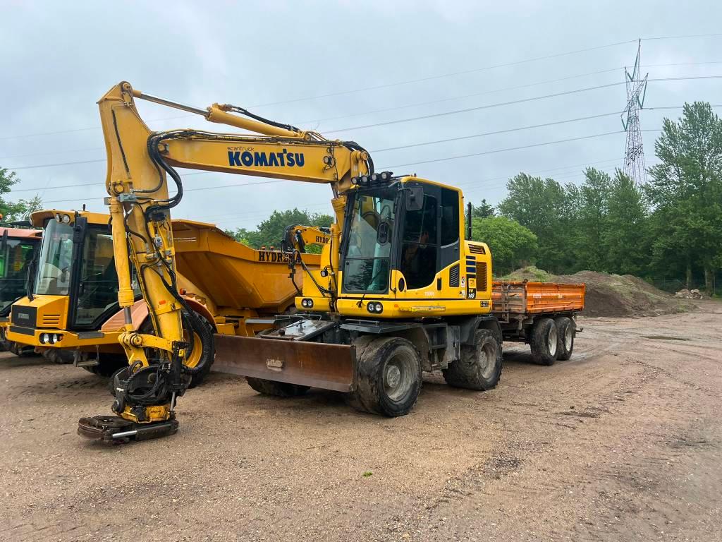 Komatsu PW 148 Mobilbagger