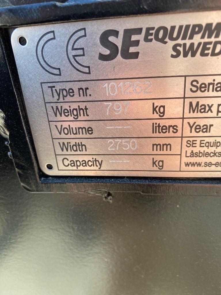 SE Equipment  275 planeringsskopa Stora BM Skopor