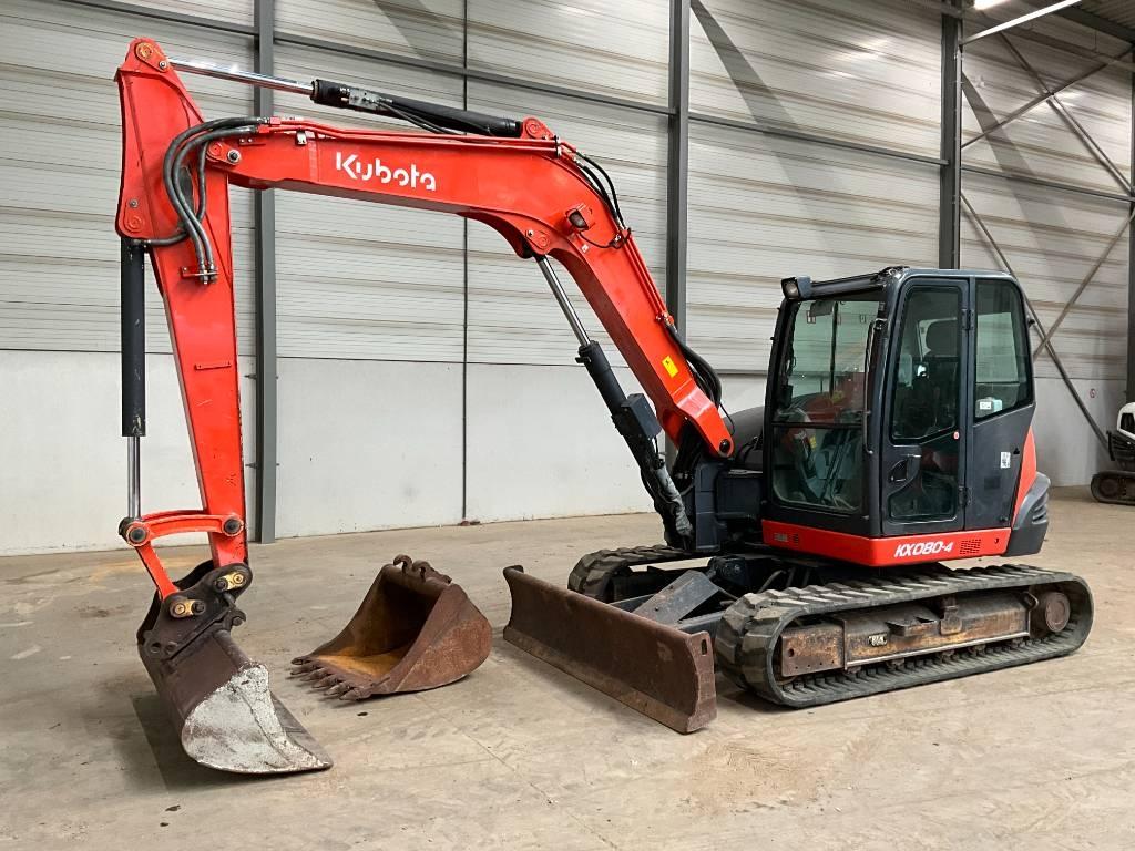 Kubota KX 080-4 Midibagger  7t - 12t