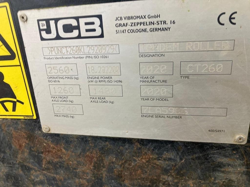 JCB CT 260-120 Twin drum rollers