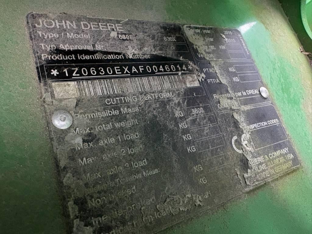 John Deere 630X Skärbord