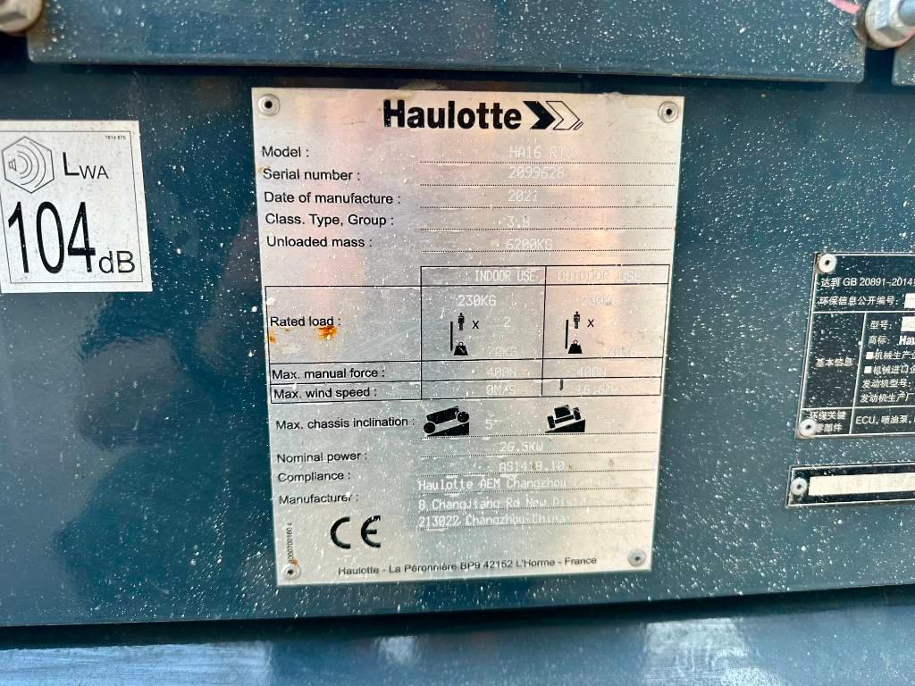 Haulotte HA16RTJ Plataforma de trabajo articulada