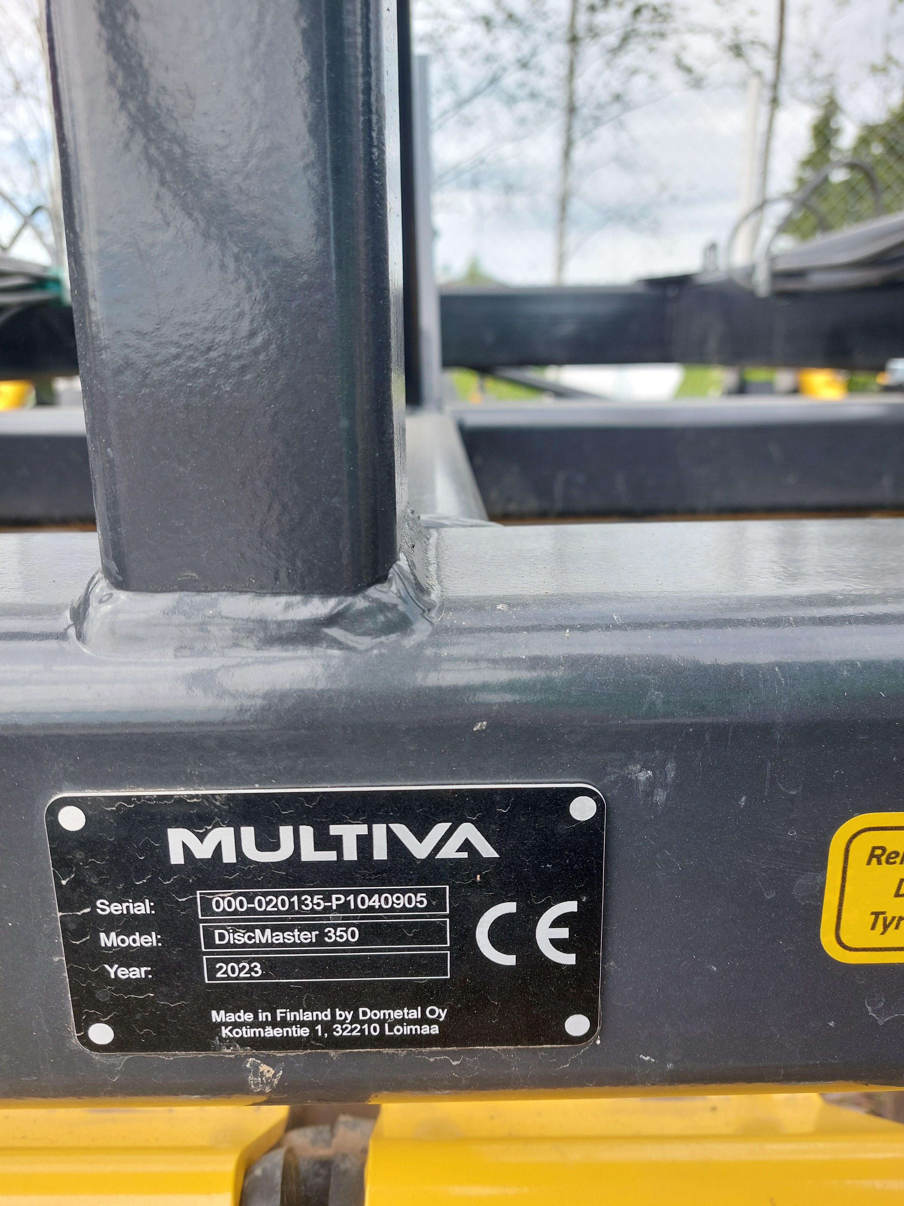 Multiva Discmaster 350 Gradas de discos