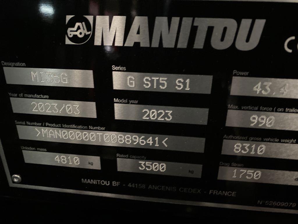 Manitou MI35G LPG heftrucks