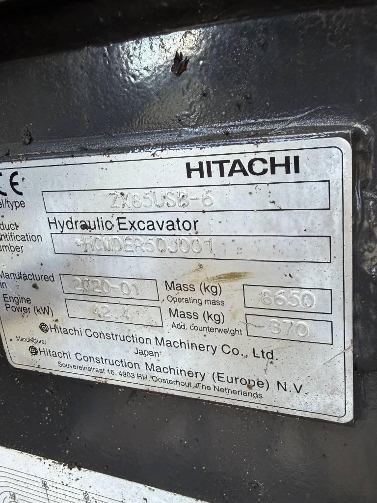 Hitachi ZX85 USB-6 Midigrävmaskiner 7t - 12t