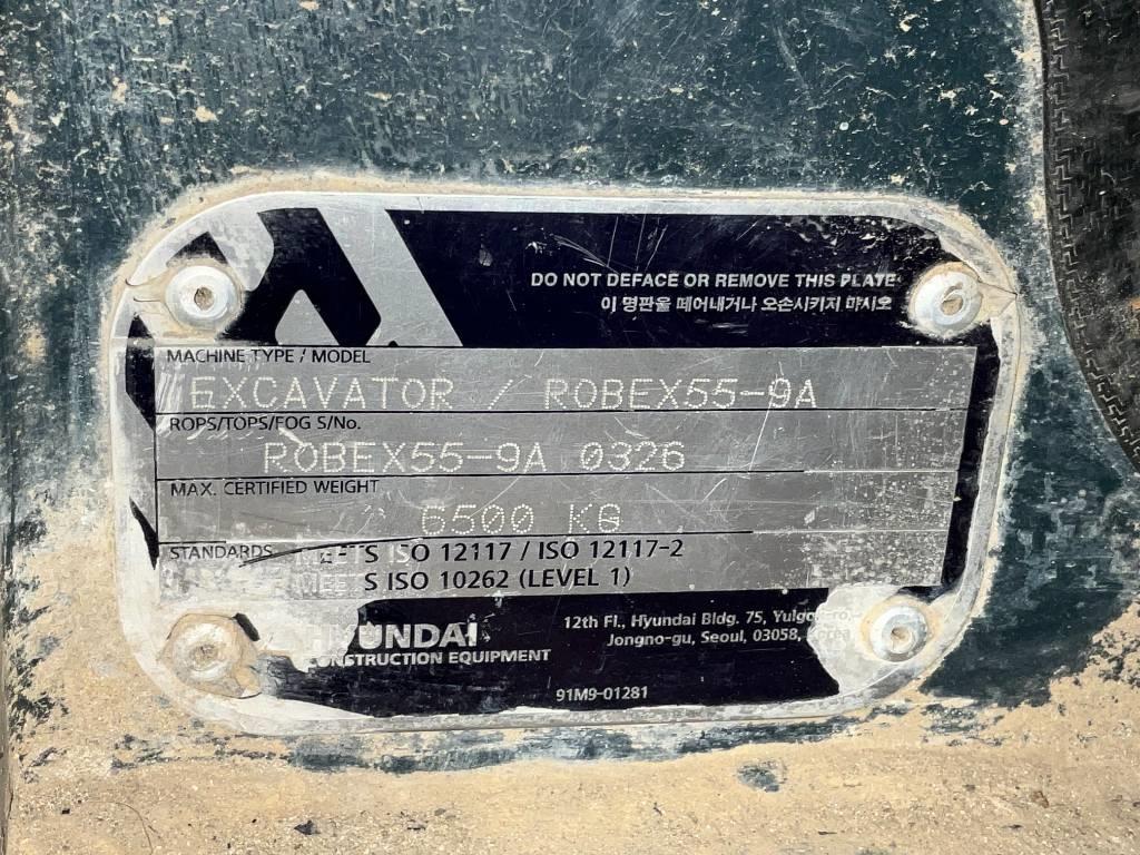 Hyundai Robex 55-9 A Cabine e interni