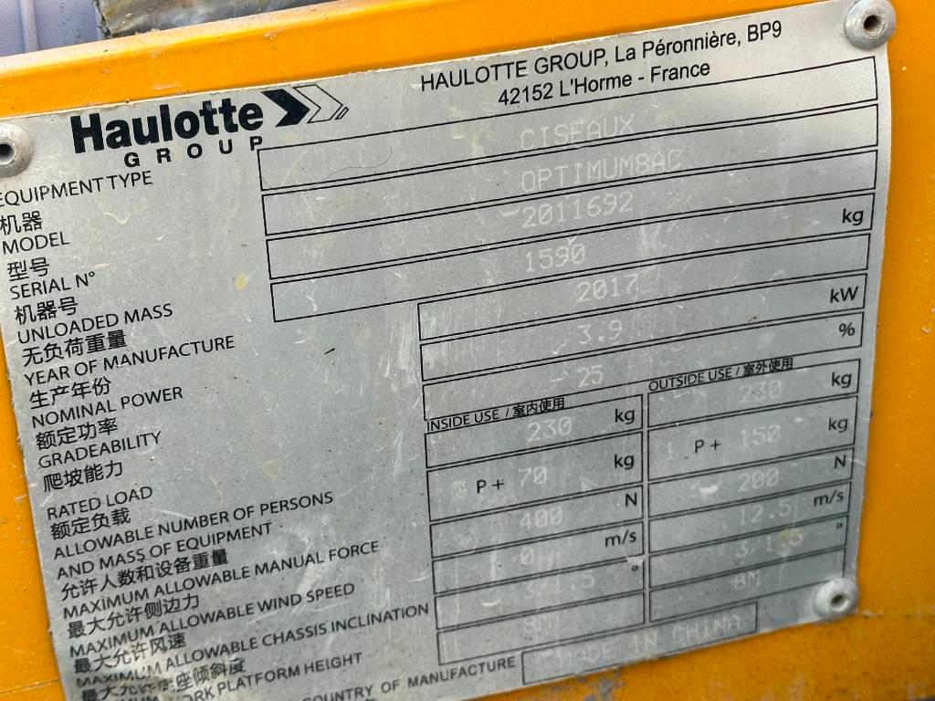 Haulotte OPTIMUM 8 Plataformas tijera