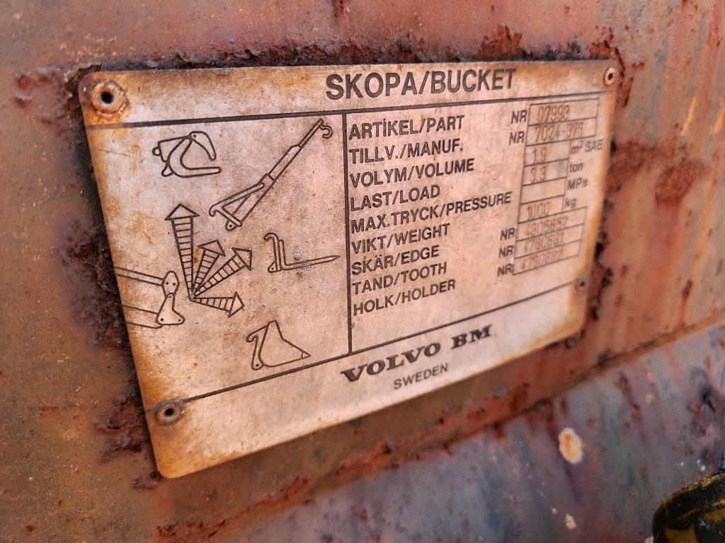 Volvo BM Grusskopa 1,9 M3 Tand STBM Skopor