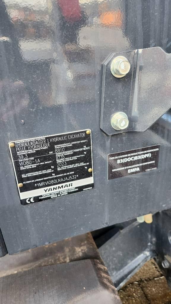 Yanmar Vio80-2PB Verstellausleger Powertilt HS08 Midibagger  7t - 12t