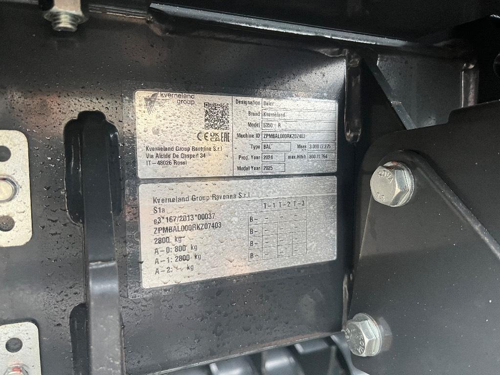 Kverneland 6350R Prasy zwijające