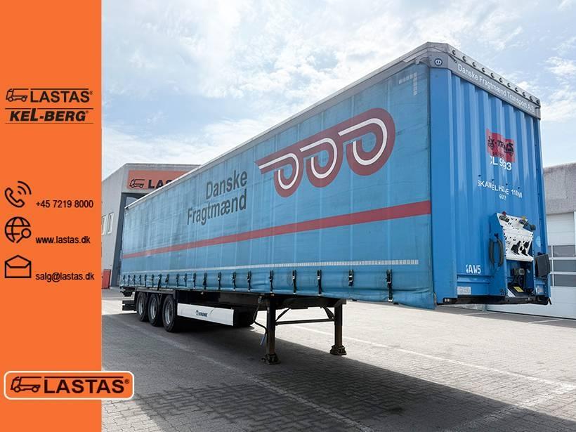 Krone Curtainsider / Planenauflieger Semi-trailer med Gardinsider