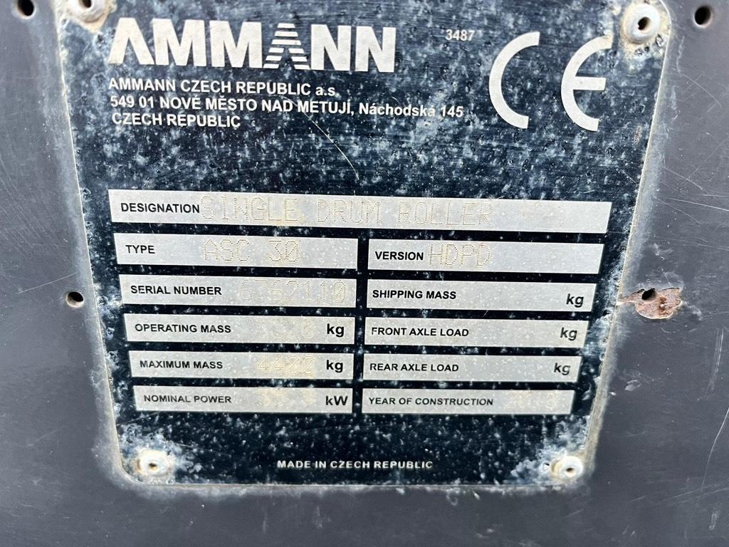 Ammann ASC 30 Single drum rollers