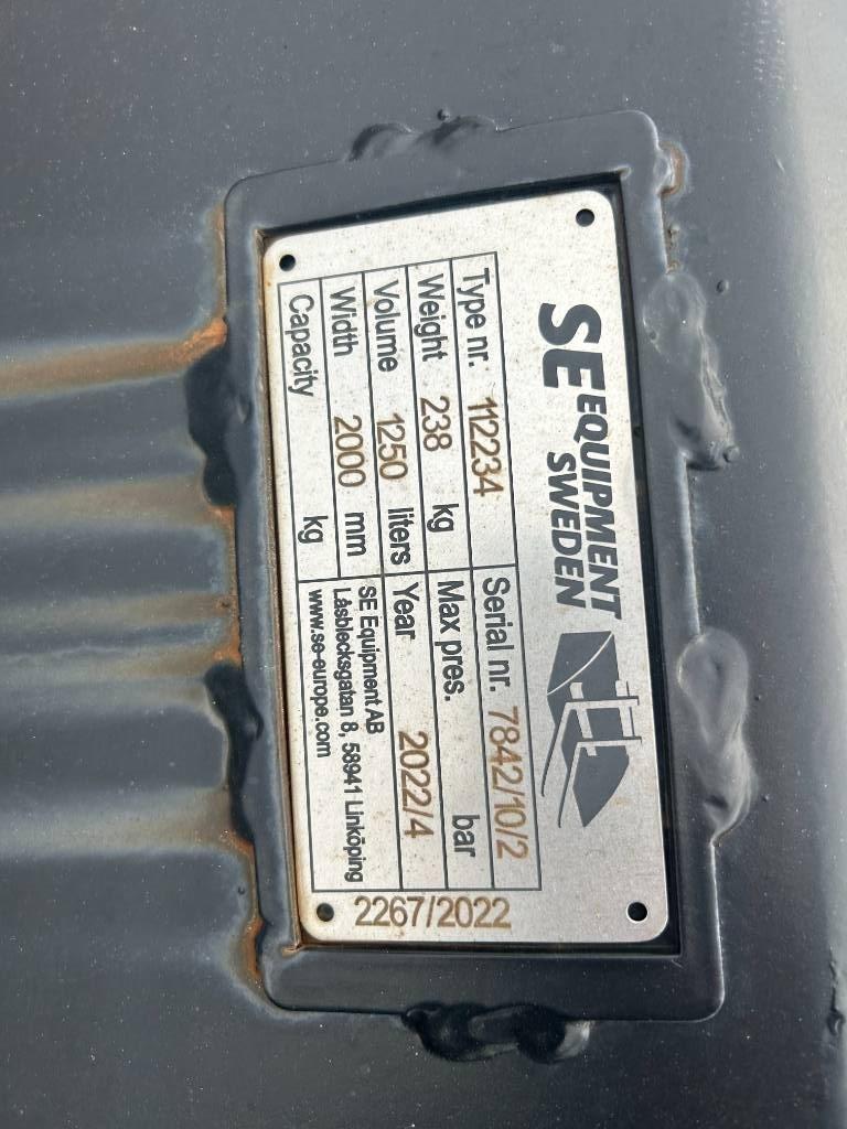 SE Equipment  Lättmaterialskopa 200cm EURO Lastarredskap