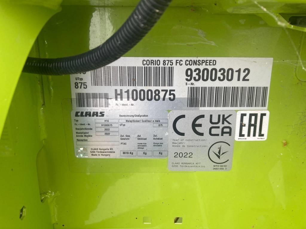 CLAAS Conspeed 8-75 FC Testate per mietitrebbie