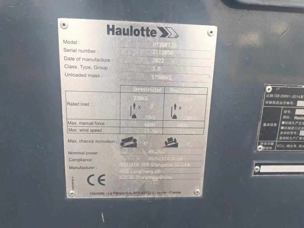 Haulotte HT28RTJO Plataformas de trabajo telescópica