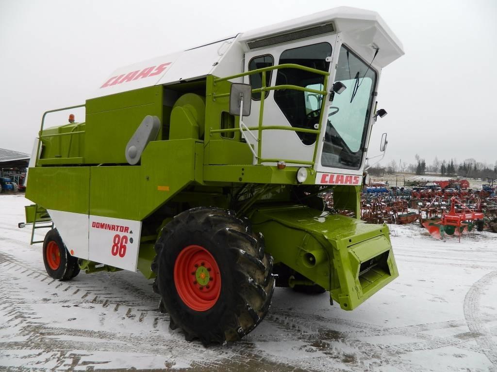 CLAAS Dominator 86 Ražas novākšanas kombaini