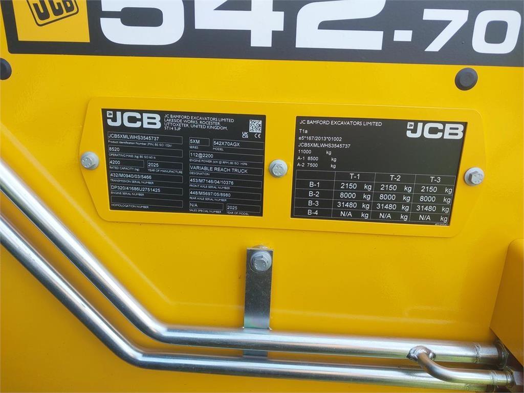 JCB 542-70 AgriXtra DTVT Telescopic handlers