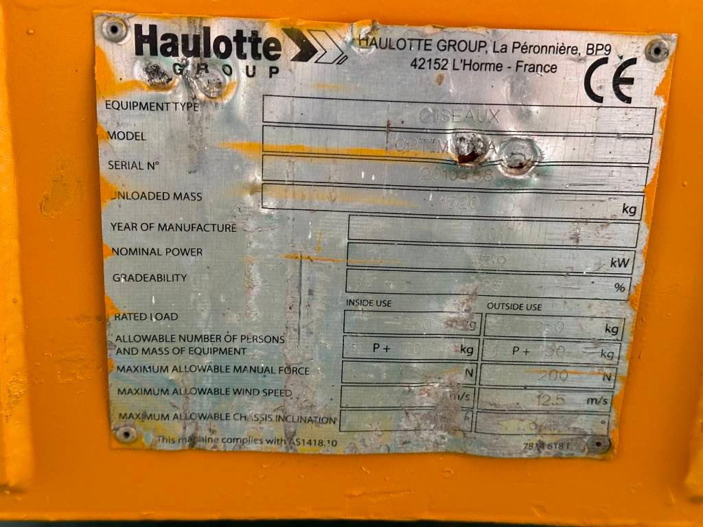 Haulotte OPTIMUM 8 Plataformas tijera
