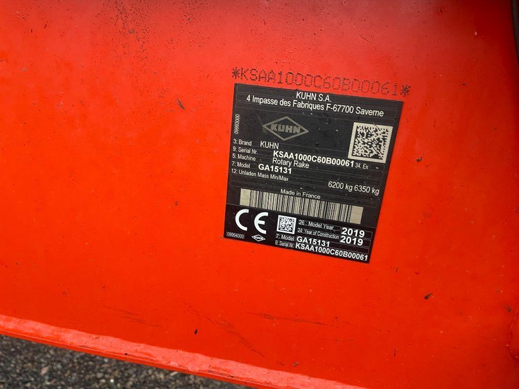 Kuhn GA 15131 Windrowers