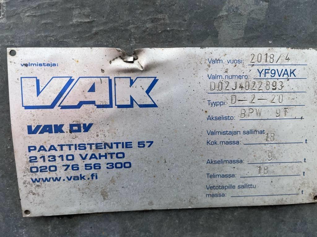 VAK DOLLI PARIPYÖRÄT D-2-20 Dolly-apuvaunut