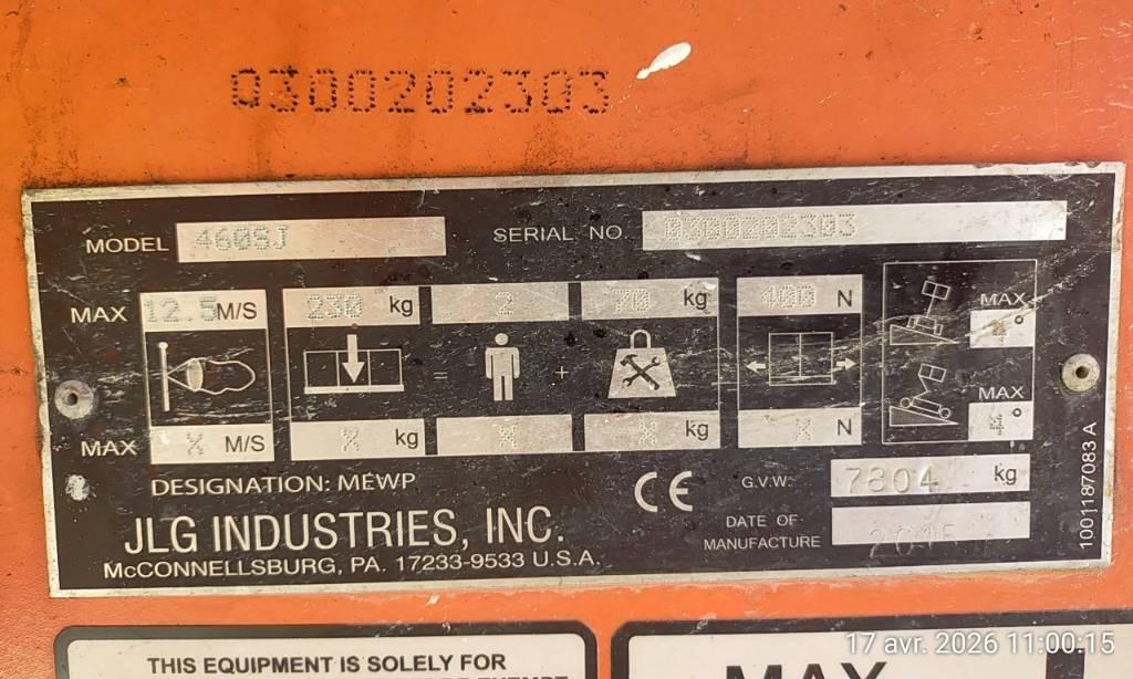 JLG 460 SJ Telescopic boom lifts