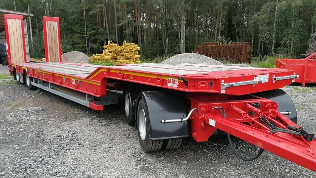 MAC Maskinsläp 4axlat Maskintransporter