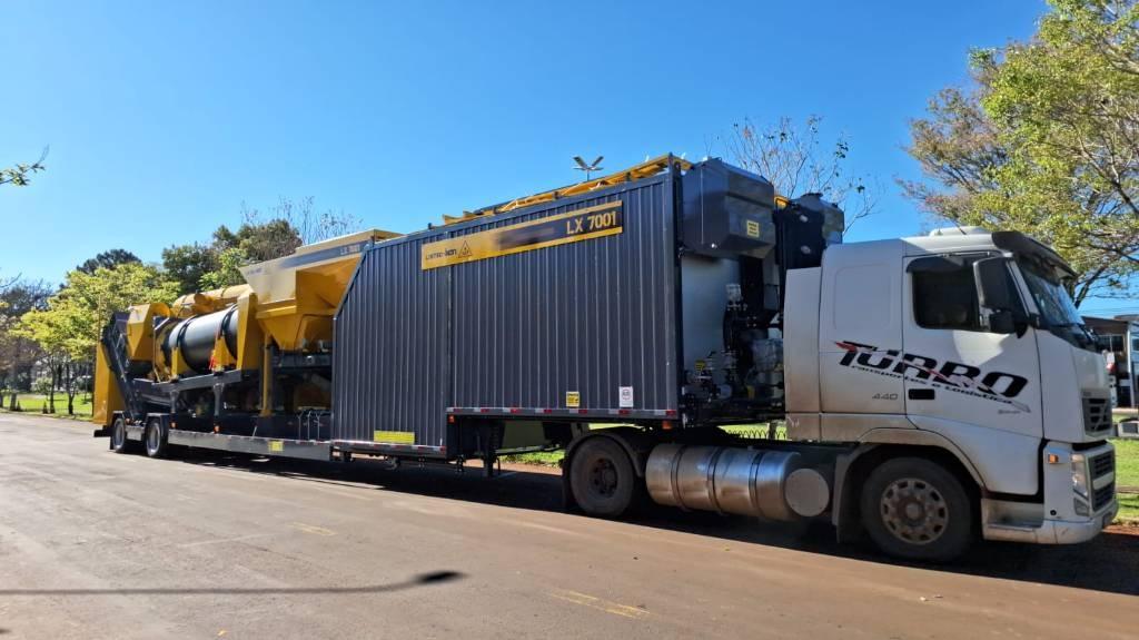 Lintec mobile asphalt mixing plant CDP5001M * 50 To./h.* Graders