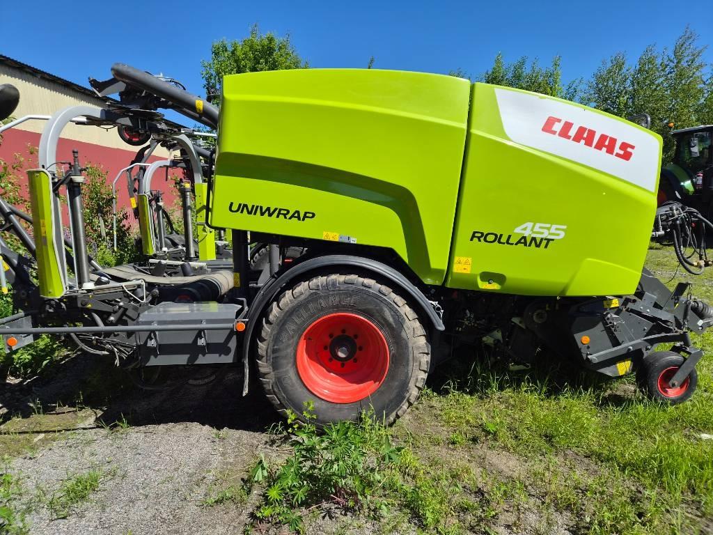 CLAAS Rollant 455 RC Uniwrap Rundballe-pressere