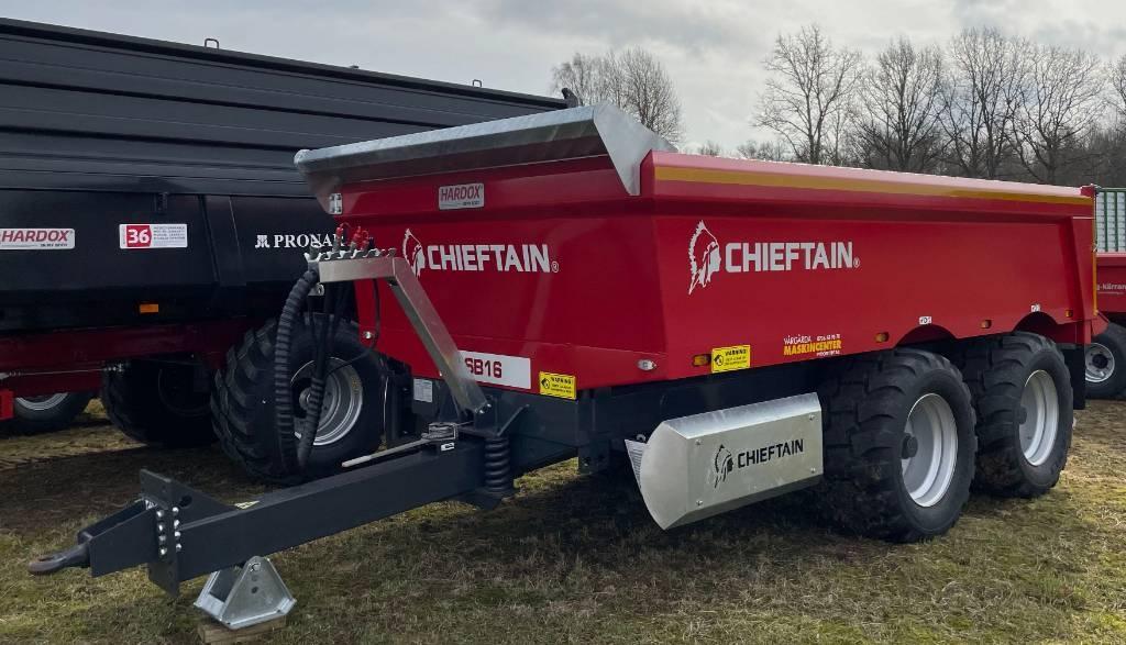 Chieftain Hardox Stendumper 16 ton Tippvagnar