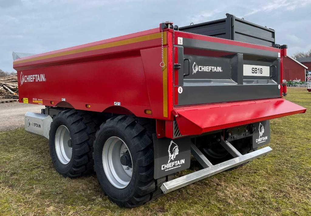 Chieftain Hardox Stendumper 16 ton Tippvagnar