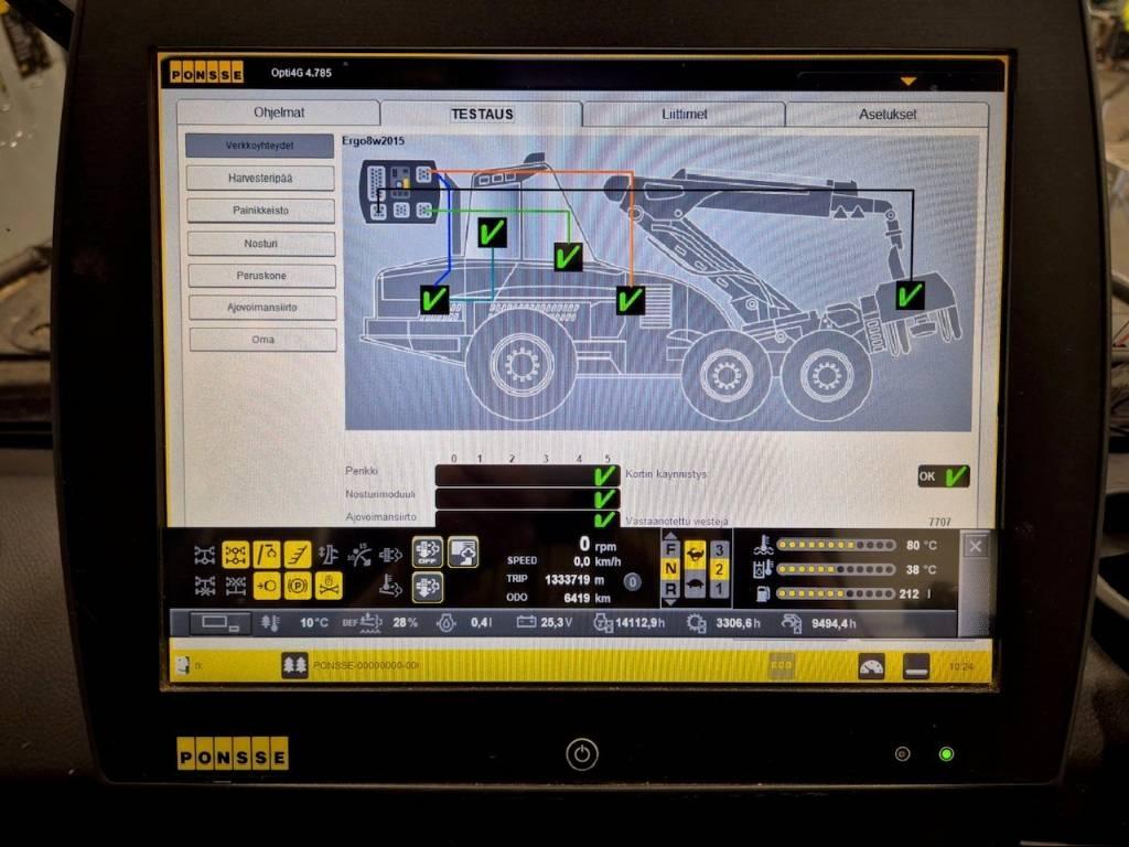 Ponsse Ergo 8W Harvesters