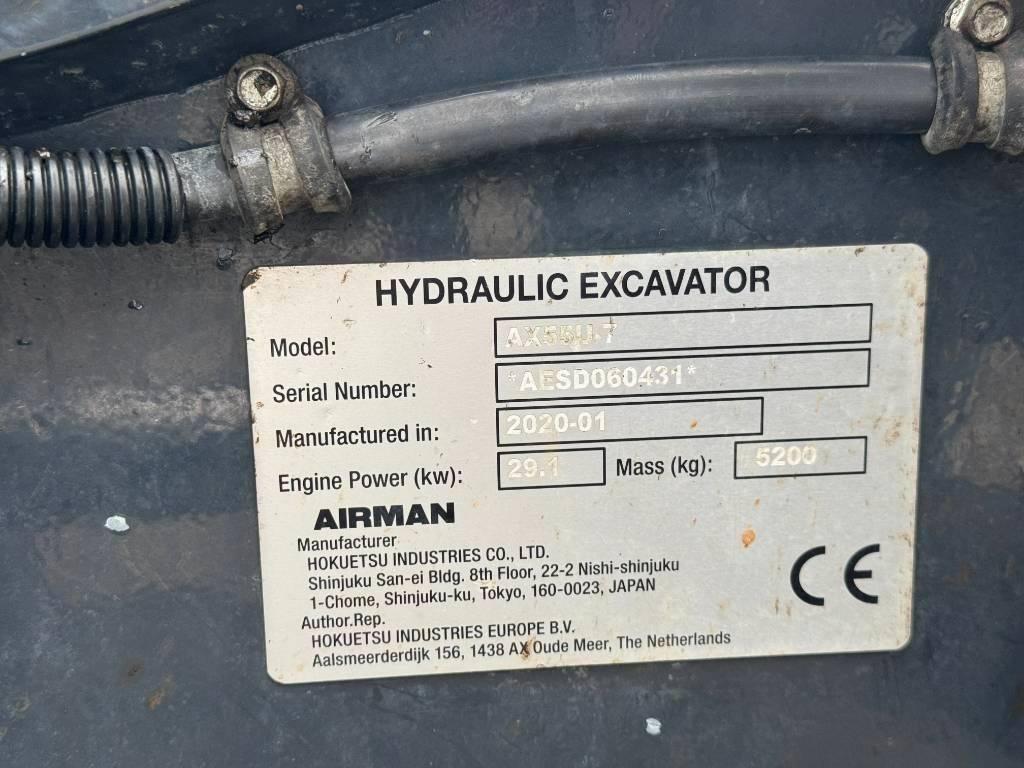 Airman AX 55 Minigrävare < 7t