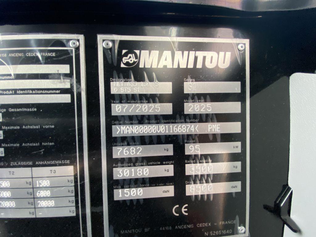 Manitou MLT635 Verreikers