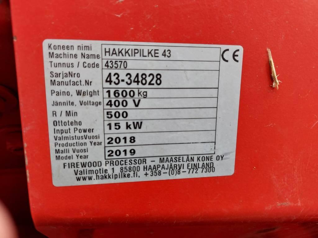 Hakki Pilke 43 Procesadoras y cortadoras de leña