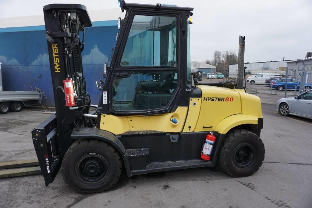 Hyster H8.0FT Diesel gaffeltrucks
