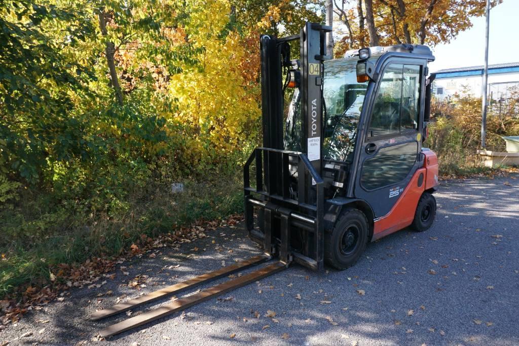 Toyota 02-8FGF25 LPG gaffeltrucks