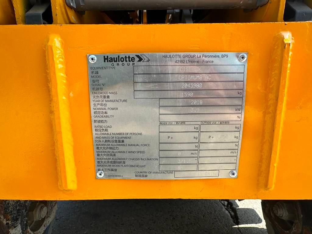 Haulotte OPTIMUM 8 Plataformas tijera