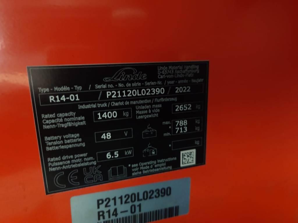 Linde R14/1120 Reach trucks