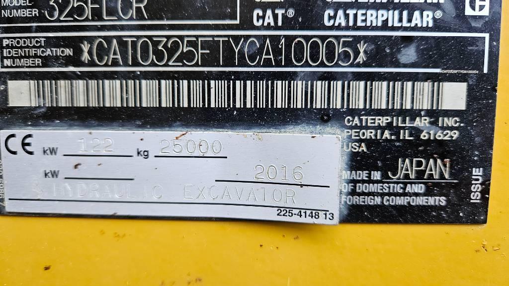 CAT 325F Crawler excavators