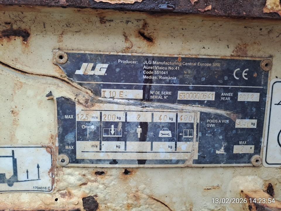 JLG T10E Inne podnośniki
