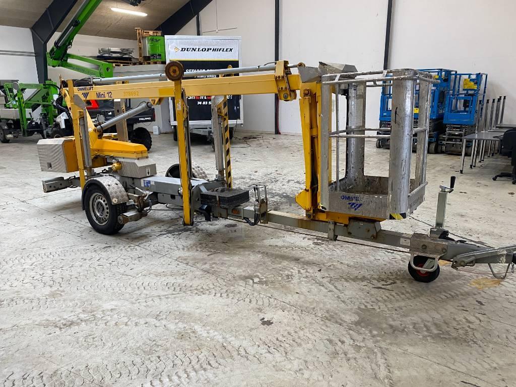 Omme Mini 12 EBJ Trailermonterede lifte