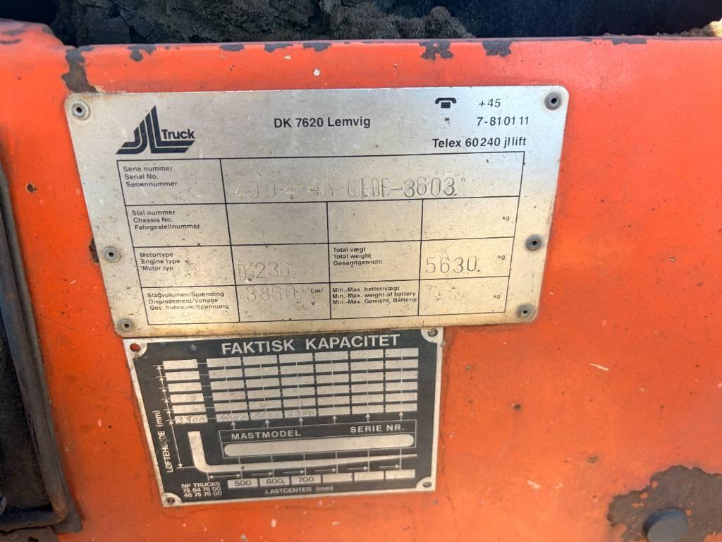 Dantruck 4004 Dieselmotviktstruckar