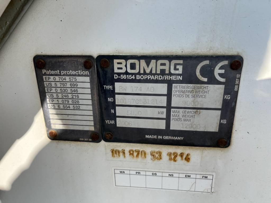 Bomag BW 174 AD Walce dwubębnowe