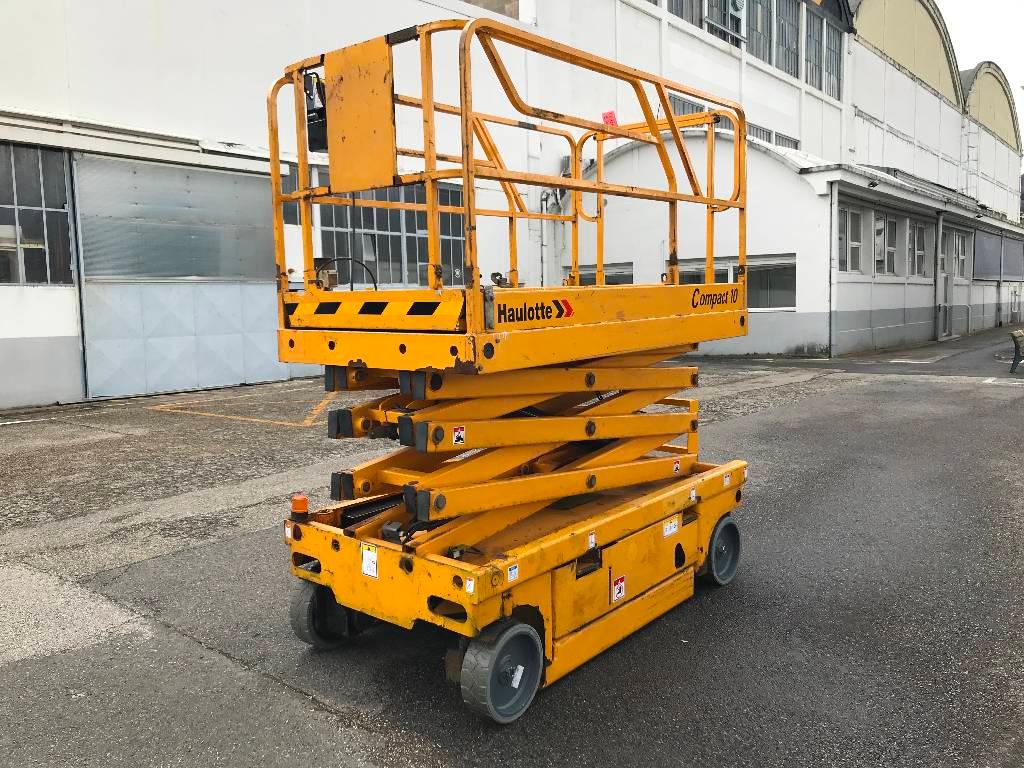 HAULOTTE COMPACT10 - NEW BATTERIES NEW WHEELS Plataformas tijera
