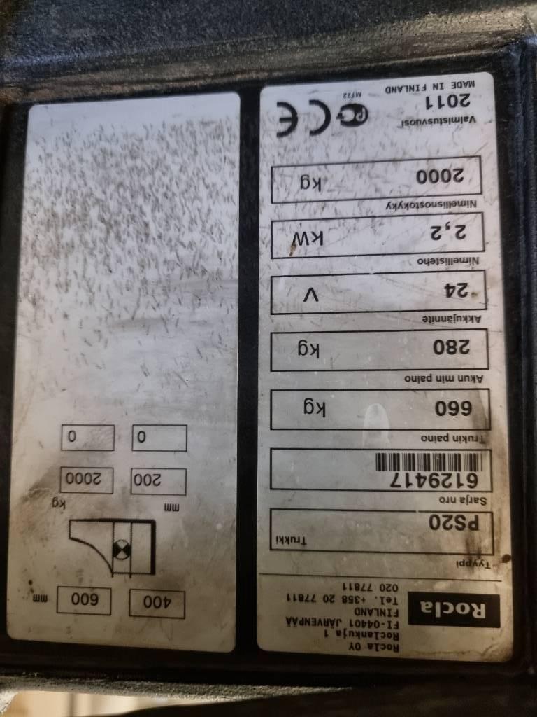 Rocla PS 20 Matalakeräilytrukit