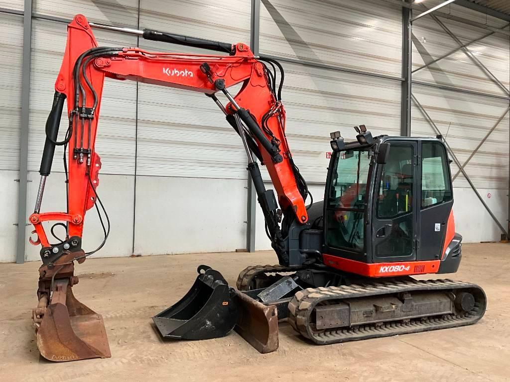 Kubota KX 080-4 Midibagger  7t - 12t