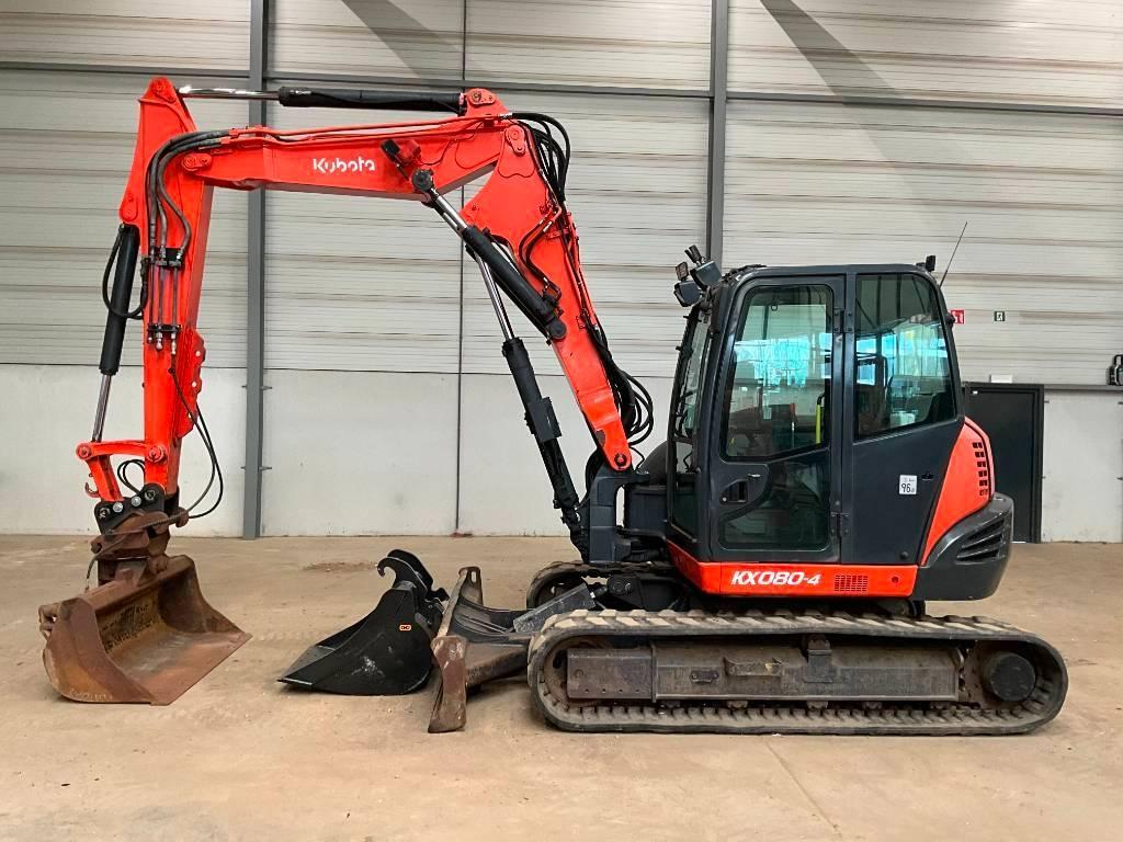 Kubota KX 080-4 Midibagger  7t - 12t