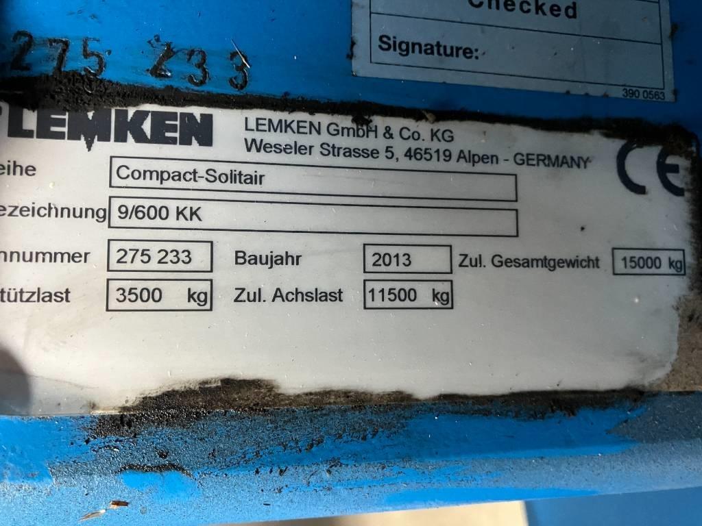 Lemken Compact-Solitair 9/600 K Seminatrici combinate